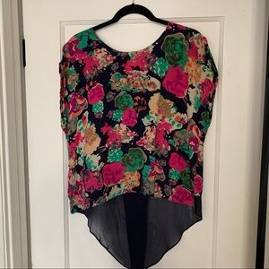 Anthropologie Blouse Floral